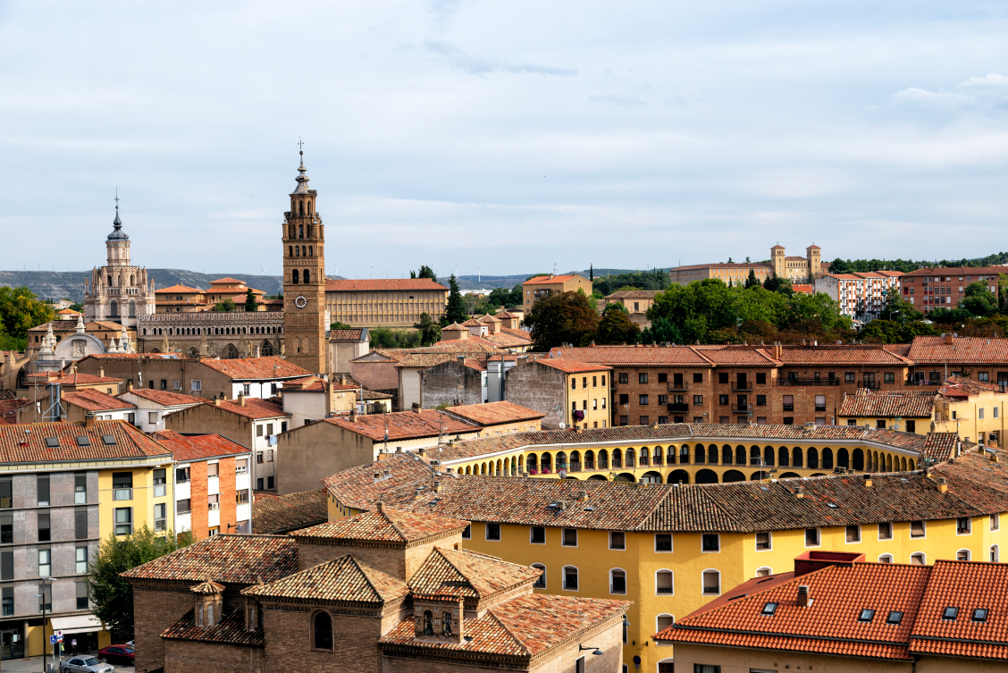 Panorámica de la ciudad desde el Palacio Episcopal. 